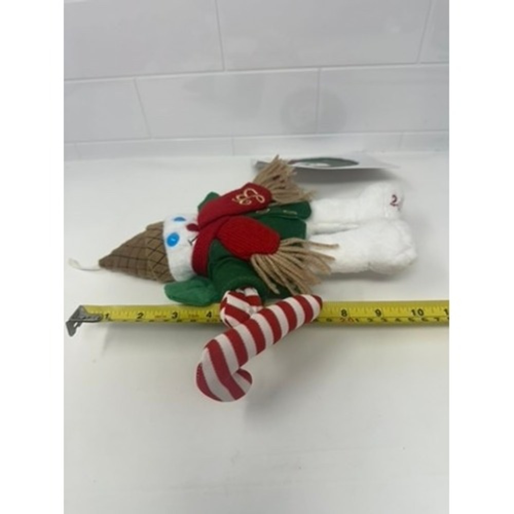Mr Bingle 2014 Plush Snowman Ornament Dillard's Maison Blanche Holiday 10 inch - Picture 2 of 5